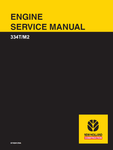New Holland 334T M2 Engine Service Repair Manual 87458412NA - Manual labs