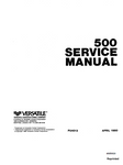 New Holland 500 4WD Tractor Service Repair Manual 40050010 - Manual labs