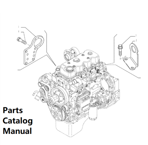 Parts Catalog Manual - New Holland A001 Engine F4HFE413H 504388926-YM02P00013P1 - PDF Book (Delivery)