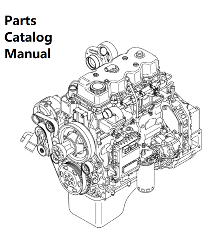 Parts Catalog Manual - New Holland A002 Engine F4HFE413C 5801688472-47397958-TIER 4A - PDF Book (Delivery)