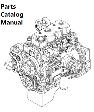 Parts Catalog Manual - New Holland A002 Engine F4HFE413E 5801688466-84573058-TIER 4A -  PDF Book (Delivery)