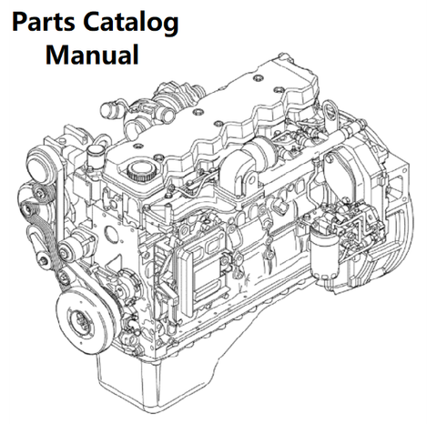 Parts Catalog Manual - New Holland A002 Engine F4HFE6138 5801448559-84312222 - PDF Book (Delivery)