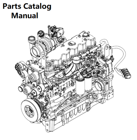 Parts Catalog Manual - New Holland A003 Engine F4DFE613E PN/5802203129-111KW - PDF Book (Delivery) 
