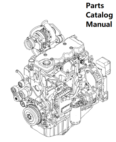 Parts Catalog Manual - New Holland A003 Engine F4HFE413J 5801404986-84371228 - PDF Book (Delivery)