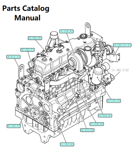 Download Parts Catalog Manual - New Holland A004 Engine F4DFE613B 84185491 - PDF File 