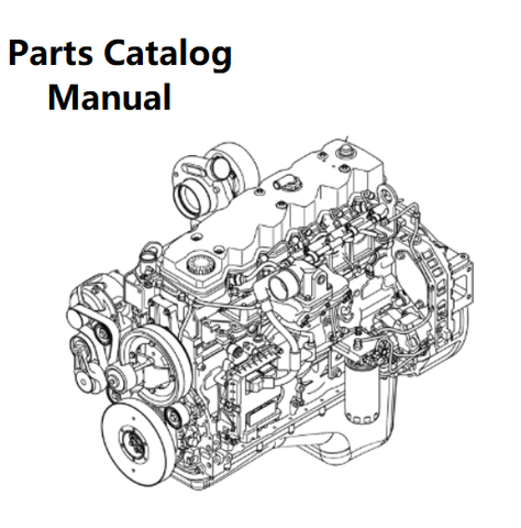 Parts Catalog Manual - New Holland A004 Engine F4HFE613T 504384900-84232924 - PDF Book (Delivery)
