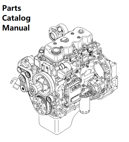 Parts Catalog Manual - New Holland A007 Engine F4HFE413H 5801564906-YB02P00021P1 - PDF Book (Delivery)