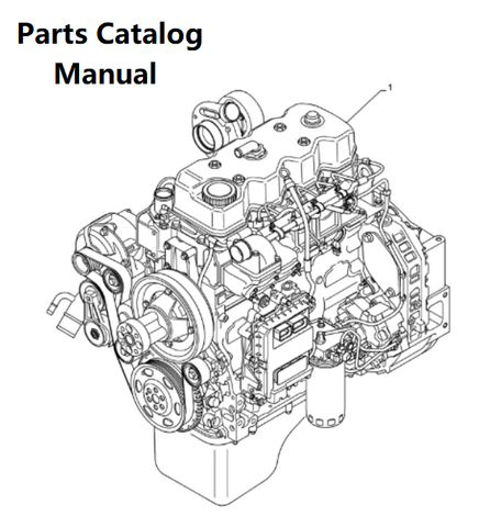 Download Parts Catalog Manual - New Holland B001 Engine F4DFE414E PN/5801987056-107KW - PDF File
