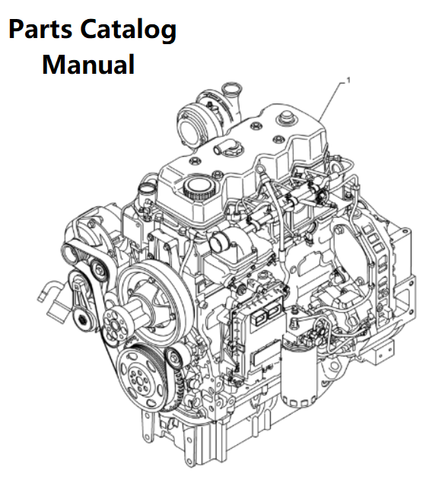 Download Parts Catalog Manual - New Holland B001 Engine F4DFE414X PN/5802377943-113KW - PDF File