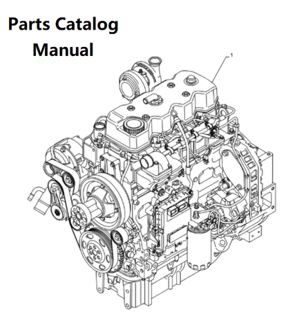 Download Parts Catalog Manual - New Holland B001 Engine F4DFE414Z PN/5802377941-128KW - PDF File 