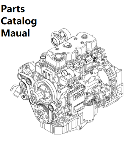 Parts Catalog Manual - New Holland B001 Engine F4HFE413V 5801910283-47444300 GRAPE HARVESTER 9080N T4B - PDF Book (Delivery)