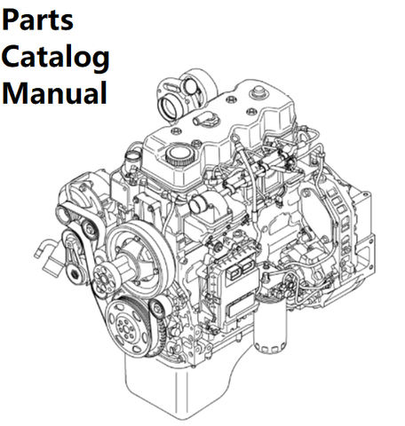 Parts Catalog Manual - New Holland B001 Engine F4HFE413X 5801910272-47446986 GRAPE HARVESTER 9050M/9050L T4B- PDF Book (Delivery)