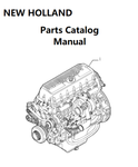 New Holland B001 Engine Parts Catalog Manual F3AE0684D 500363876-84053372 - PDF File