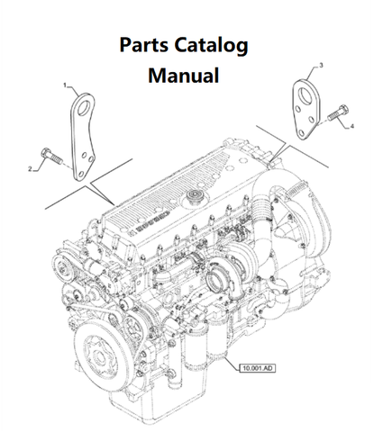 Parts Catalog Manual - New Holland B002 Engine F3DFE613F 5801779281-84600680 (47496303-47496302-47406874) - PDF File Download  