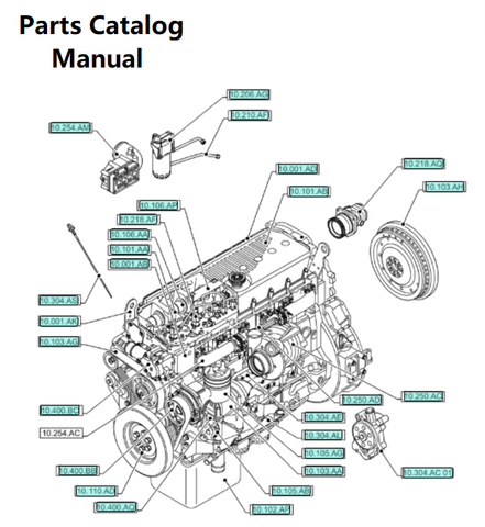 Parts Catalog Manual - New Holland B002 Engine F3HFE613G 5801778735-84600671 - PDF File Download