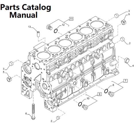 Download Parts Catalog Manual - New Holland B002 Engine F4DFE614G PN/5802469397-128KW - PDF File 