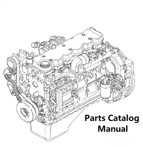 Parts Catalog Manual - New Holland B002 Engine F4HFE613K 5801731932-47519634 -  PDF Book (Delivery)
