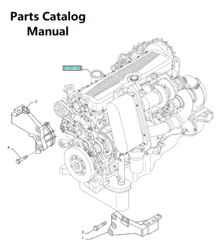 Parts Catalog Manual - New Holland B003 Engine F3HFE613C 5801863561-47692802 - PDF File Download