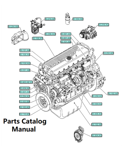Parts Catalog Manual - New Holland B003 Engine F3JFE613A 5801888424-47706576 - PDF File Download