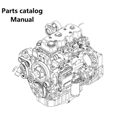 Parts Catalog Manual - New Holland B003 Engine F4HFA4135 5802094949-84553225 TC4.90 And TC5.70 TIER4B -  PDF Book (Delivery)