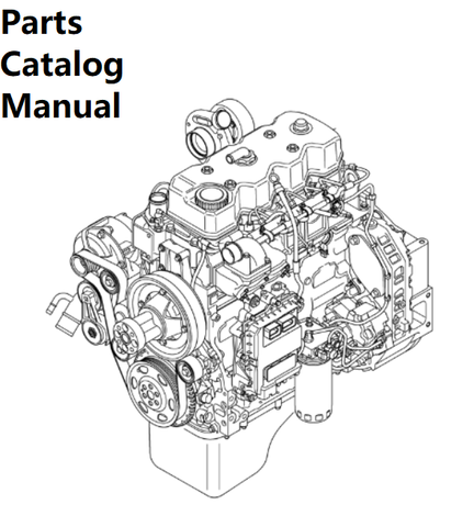Parts Catalog Manual - New Holland B003 Engine F4HFE413V PN/5801910283-129KW - PDF Book (Delivery)
