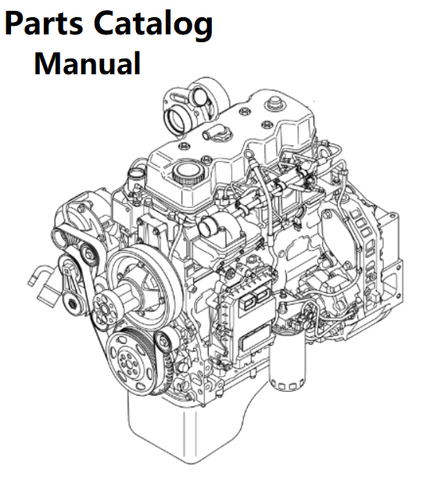 Parts Catalog Manual - New Holland B003 Engine F4HFE413X PN/5801910272-106KW - PDF Book (Delivery)