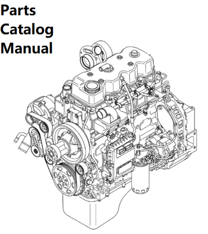 Parts Catalog Manual - New Holland B003 Engine F4HFE413Y PN/5801910277-94KW - PDF Book (Delivery)