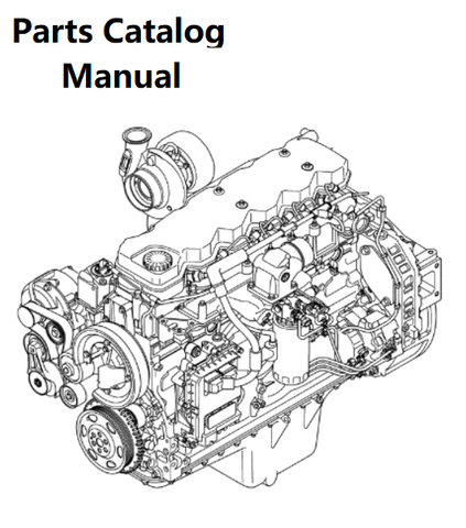 Parts Catalog Manual - New Holland B003 Engine F4HFE6131 5801858658 IPU 280B TIER4B - PDF Book (Delivery)