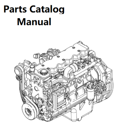Parts Catalog Manual - New Holland B003 Engine F4HFE6137 5801925169-47748446 TC 5.80 TIER 4B -  PDF Book (Delivery)