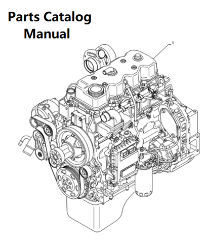 Download Parts Catalog Manual - New Holland B005 Engine F4DFE4134 PN/5801875857 - PDF File 