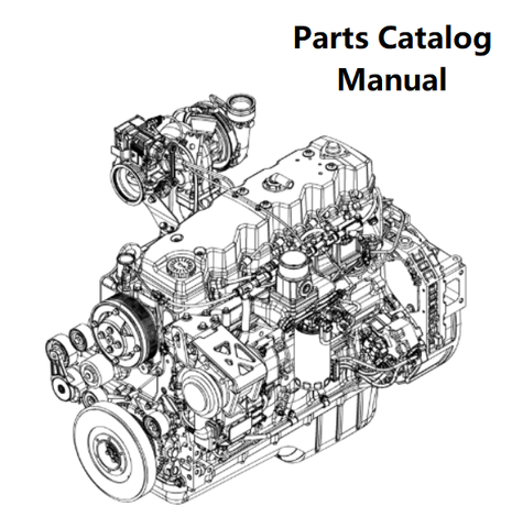 Parts Catalog Manual - New Holland B005 Engine F4HFE613R 5801751510-47538795 -  PDF Book (Delivery)