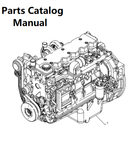 Parts Catalog Manual - New Holland B005 Engine F4HFE613T 5801751522-47538793 TIER 4B - PDF Book (Delivery)