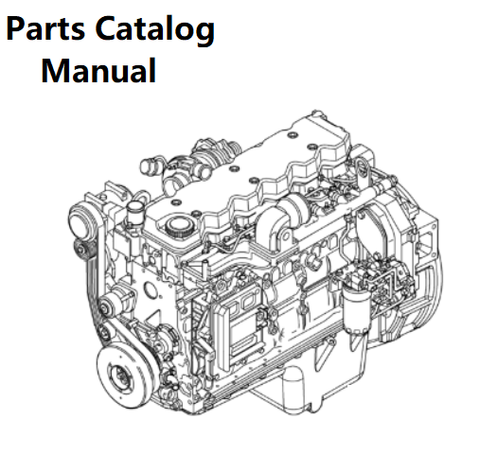 Parts Catalog Manual - New Holland B006 Engine F4HFE613R 58017551511-47538799 921F & G/TIER 4B LECCE - PDF Book (Delivery)