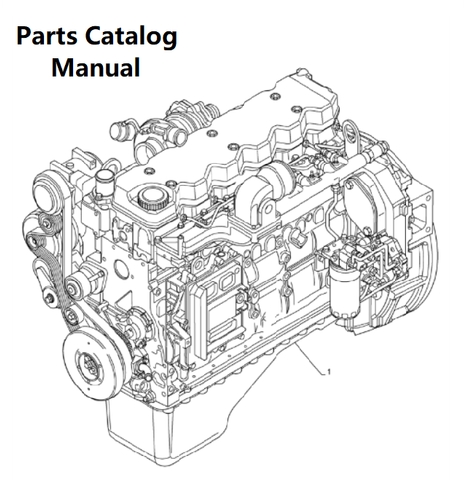 Download Parts Catalog Manual - New Holland B007 Engine F4DFE613k PN/5801746053-151KW - PDF File 