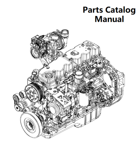 Parts Catalog Manual - New Holland B007 Engine F4HFE613J PN/5802180236-165KW - PDF Book (Delivery)