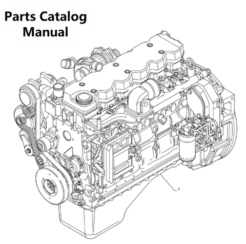 Download Parts Catalog Manual - New Holland B008 Engine F4DFE613k 5801746055-47546437-TIER 4B - PDF File 