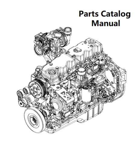 Parts Catalog Manual - New Holland B008 Engine F4HFE613J PN/5802180237-165KW - PDF Book (Delivery)