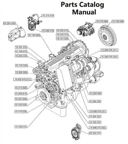 Parts Catalog Manual - New Holland B011 Engine F3DFE613F PN/5802412255 - PDF File Download