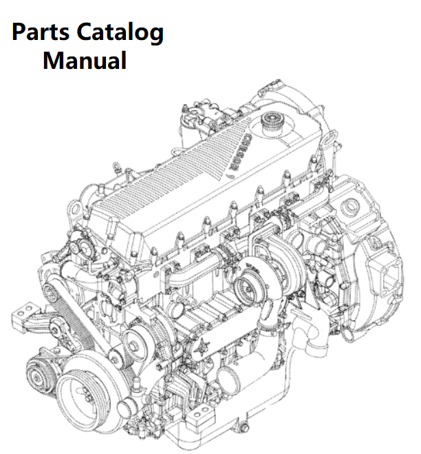 Parts Catalog Manual New Holland B018 Engine F3HFE613D PN/5802228690