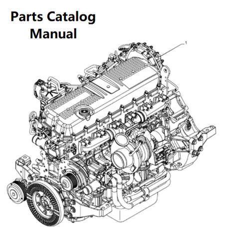 Parts Catalog Manual - New Holland B025 Engine F3HFE613A PN/5802489314 - PDF File Download