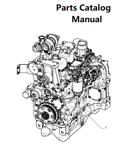 Download Parts Catalog Manual - New Holland B602 Engine F4CE0484B 5801719016-47516486 - PDF File 
