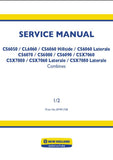 New Holland CL6050, CL6060, CS6060, CS6070, CS6080, CS6090, CSX7060 Combine Service Repair Manual 87541663A1