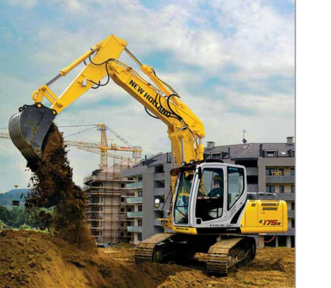 New Holland Crawler Excavators E175B, E195B Service Repair Manual 84392407A - Manual labs