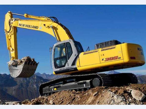 New Holland Crawler Excavators E385B Service Repair Manual 84392431A - Manual labs