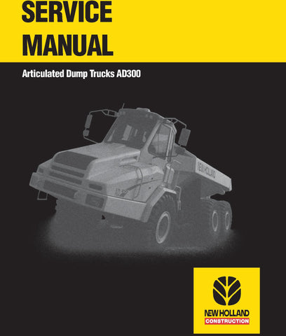 New Holland Dump Trucks AD300 Service Repair Manual 6045615101 - Manual labs