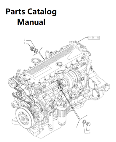New Holland E002 Engine Parts Catalog Manual F3BFA613A 504384981-84250906 - PDF File