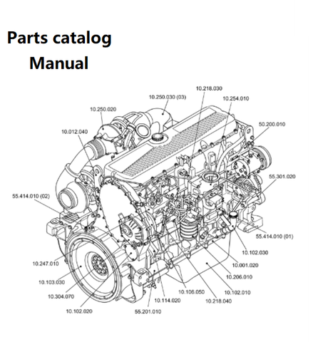 New Holland E002 Engine Parts Catalog Manual F3DFA613A 504384988-84250914 - PDF File