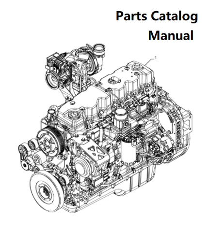 Parts Catalog Manual - New Holland E005 Engine F4HFA613K PN/5801988992-205KW - PDF File Download