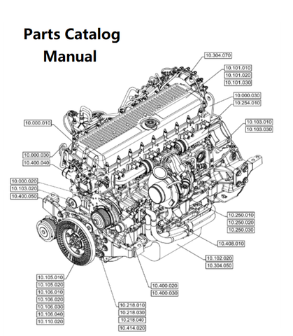 Parts Catalog Manual - New Holland E006 Engine F3HFA613B PN/5802403965 - PDF File Download
