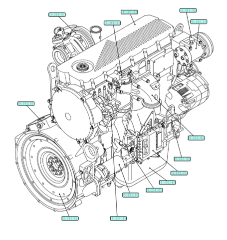 Download PDF For New Holland F2CE9684C E020-Engine -504387298-84247650 - Parts Catalog Manual (2/10-12/13)